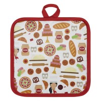 SALT PAD, potholder, red