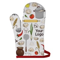 SALT GLOVE, oven mitten, red