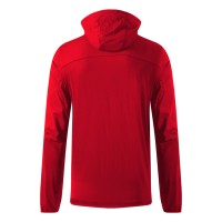 RIDER, unisex softshell hooded jacket, red