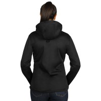 RIDER WOMEN, women's softshell hooded jacket, black