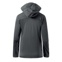 RIDER WOMEN, women's softshell hooded jacket, dark gray