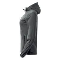 RIDER WOMEN, women's softshell hooded jacket, dark gray