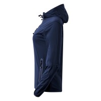 RIDER WOMEN, women's softshell hooded jacket, blue