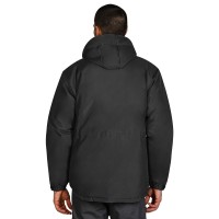 TEN JACKET, workwear hooded jacket, black
