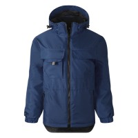 TEN JACKET, workwear hooded jacket, blue