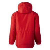 TEN JACKET, workwear hooded jacket, red