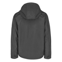 PACIFIC, softshell hooded jacket, ash