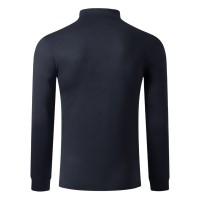 CLARK, unisex high collar sweatshirt blue