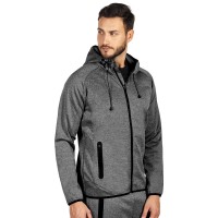 COOPER, unisex hooded sweatshirt ash