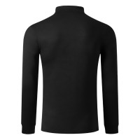CLARK, unisex high collar sweatshirt black