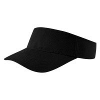 CABRIO, sun visor cap with velcro back closure black