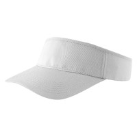 CABRIO, sun visor cap with velcro back closure white