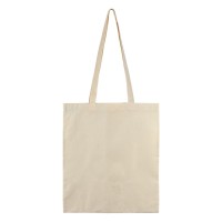 NATURELLA 130, cotton shopping bag, 130 g/m2, beige