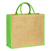 MAKARENA, jute shopping bag, kiwi
