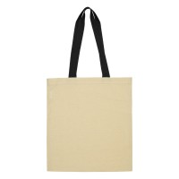 DOVE, cotton shopping bag, 130 g/m2, black