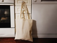 NATURELLA 140, cotton shopping bag, 140 g/m2, beige