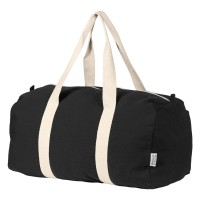 BOUNTY, recycled cotton duffle bag, 320 g/m2, black