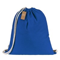 MELON RECYCLE 120, recycled cotton backpack, 120g/m2, royal blue