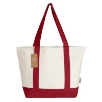 SUNSET, recycled cotton bag, 300 g/m2, red