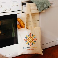 NATURELLA ORGANIC 150, organic cotton shopping bag, 150 g/m2, beige