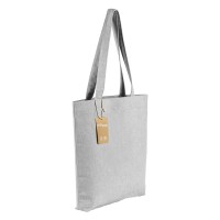 ALOE, recycled cotton bag, 300 g/m2, ash