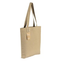ALOE, recycled cotton bag, 300 g/m2, beige
