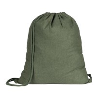 KIWI, recycled cotton backpack, 200 g/m2, olive