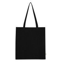 FRAGOLA, recycled cotton bag, 220 g/m2, black