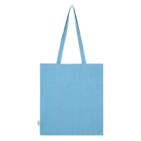 NATURELLA MELANGE 120, recycled cotton bag, 120 g/m2, turquoise