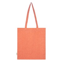 NATURELLA MELANGE 120, recycled cotton bag, 120 g/m2, orange