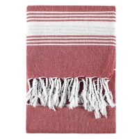 TASOS, cotton beach towel, 180 gr/m2, red