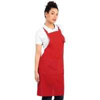 ECO CHEF, apron, 180 g/m2, red