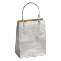 LOLA MINI, paper bag, 120 g/m2, silver