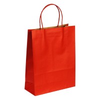 LOLA MIDI, paper bag, 120 g/m2, red