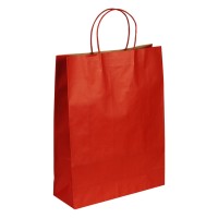 LOLA MAXI, paper bag, 120 g/m2, red