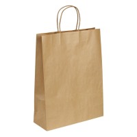 LOLA MAXI, paper bag, 120 g/m2, beige