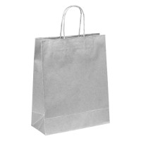 COCO, paper bag, silver