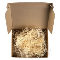 WOOL 10, wood wool for product packing, 10 kg, beige