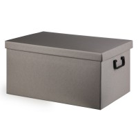 TUTTO, 3-layer self-assembling gift box with a lid, gray