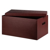 TUTTO, 3-layer self-assembling gift box with a lid, burgundy