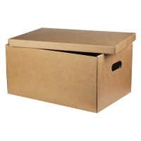 TUTTO, 3-layer self-assembling gift box with a lid, beige