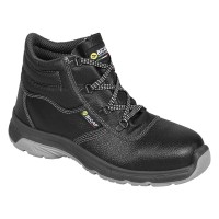 CONCRETE, high-cut safety shoes s3 src, black