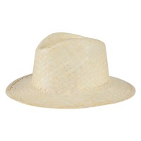 HEMINGWAY II, palm leaf hat without band, beige