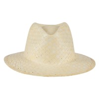 HEMINGWAY II, palm leaf hat without band, beige