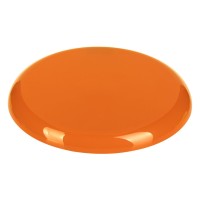 JOY, frisbee, orange