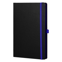 CODE BLACK, a5 notebook, royal blue