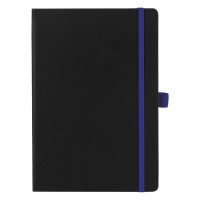 CODE BLACK, a5 notebook, royal blue