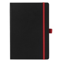 CODE BLACK, a5 notebook, red