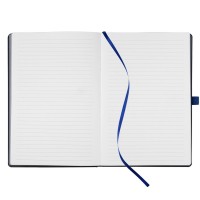 CODE BLACK, a5 notebook, royal blue