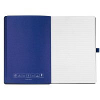 CODE BLACK, a5 notebook, royal blue